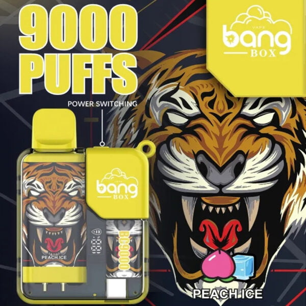 Bang Box 9000 Puffs 0% 2% 3% 5% Nicotine Rechargeable LED Pover Display Disposable Vape Wholesale - JumpVape - 2