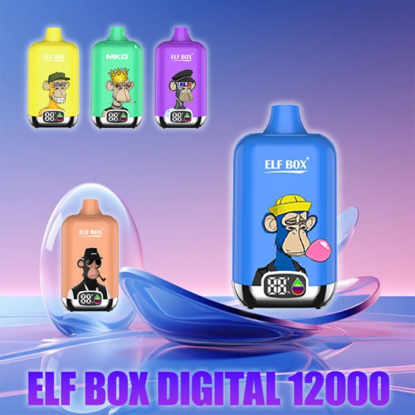 Scatola ELF digitale 12000 sbuffi 0% 2% 3% 5% Display LED alla nicotina Vape monouso all'ingrosso - JumpVape - 1