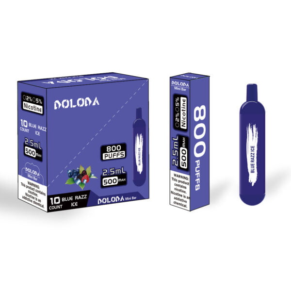 DOLODA Mini bar 800 Puffs 2% Nicotine Rechargeable Disposable E-Cigarettes Vape Wholesale - JumpVape - 4