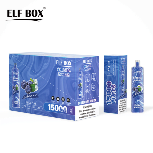 ELF BOX LS15000 Puff Shisha Hookah 0% 2% 5% Nicotine Rechargeable Disposable Vape Wholesale - JumpVape - 10