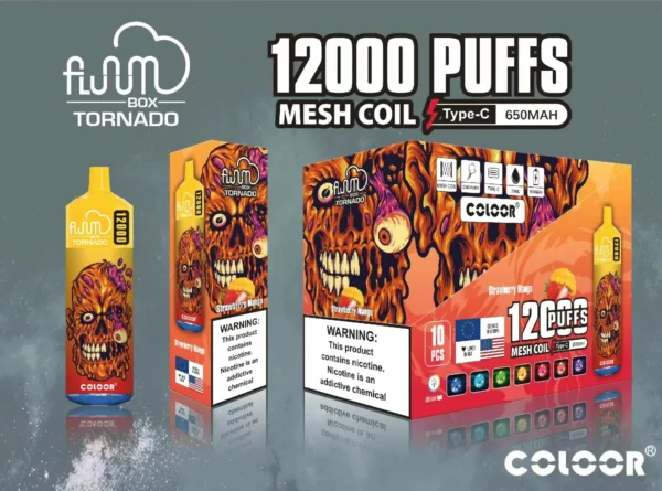 FLUUM BOX 12000 Puffs 0% 2% 3% 5% Nicotine Rechargeable Vape Pods Pods E-Cigarette - JumpVape - 8