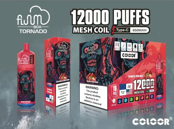 FLUUM BOX 12000 Puffs 0% 2% 3% 5% Nicotine Rechargeable onesposable Vape Stol Pods E-Cigarette Wholesale - JumpVape - 7