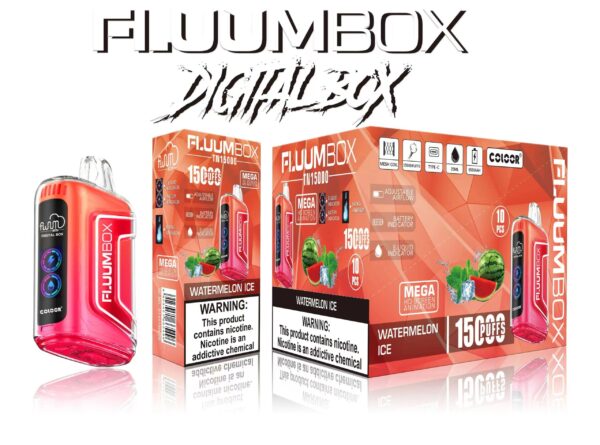 FluuM Digital Box TN 15000 Puffs 0% 2% 3% 5% Nicotine Rechargeable Vape Pods Pods E-Cigarette - JumpVape - 7