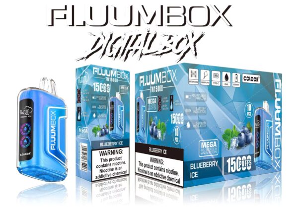 FluuM Digital Box TN 15000 Puffs 0% 2% 3% 5% Nicotine Rechargeable Vape Pods Pods E-Cigarette - JumpVape - 4