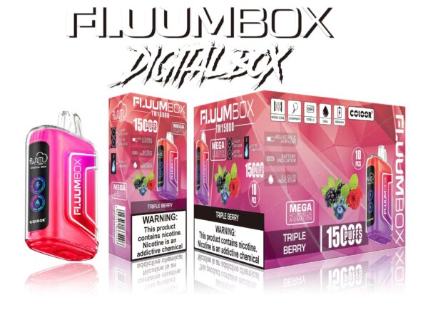 FluuM Digital Box TN 15000 Puffs 0% 2% 3% 5% Nicotine Rechargeable Vape Pods Pods E-Cigarette - JumpVape - 9