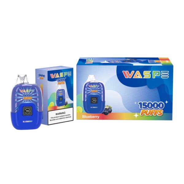 Цифровая коробка WASPE 15000 PUFFS 0% 2% 3% 5% Никотиновый одноразовый вейп оптом - JumpVape - 9