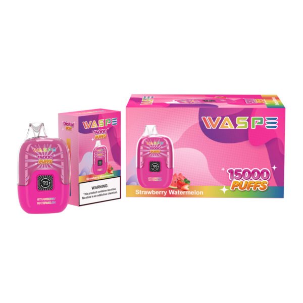 Цифровая коробка WASPE 15000 PUFFS 0% 2% 3% 5% Никотиновый одноразовый вейп оптом - JumpVape - 7