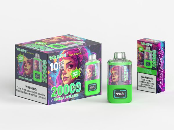 WASPE 20000 PUFFS Коробка с двойной сеткой 0% 2% 3% 5% Никотиновая одноразовая электронная сигарета оптом - JumpVape - 10