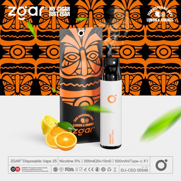 ZGAR ZG25 3000 Puffs 5% Nicotine Rechargeable Disposable Pod Wholesale - JumpVape - 10