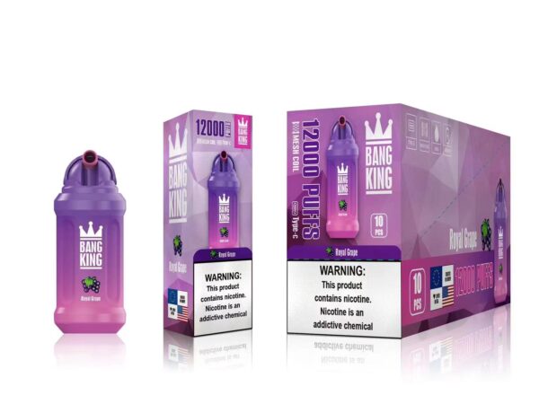 Bang King 12000 Puffs 0% 2% 3% 5% Nicotine Rechargeable Vape μιας χρήσης Χονδρική - JumpVape - 11