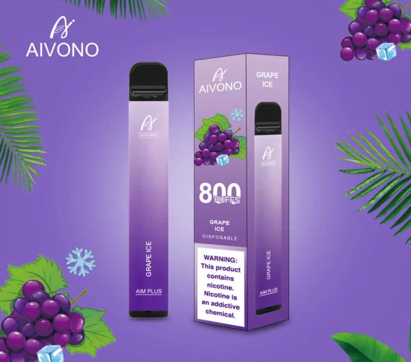 AIVONO AIM PLUS 800 Puffs 0% 2% 5% Перезаряджувана одноразова ручка для електронних сигарет з низьким вмістом нікотину Купуйте оптом - JumpVape - 6