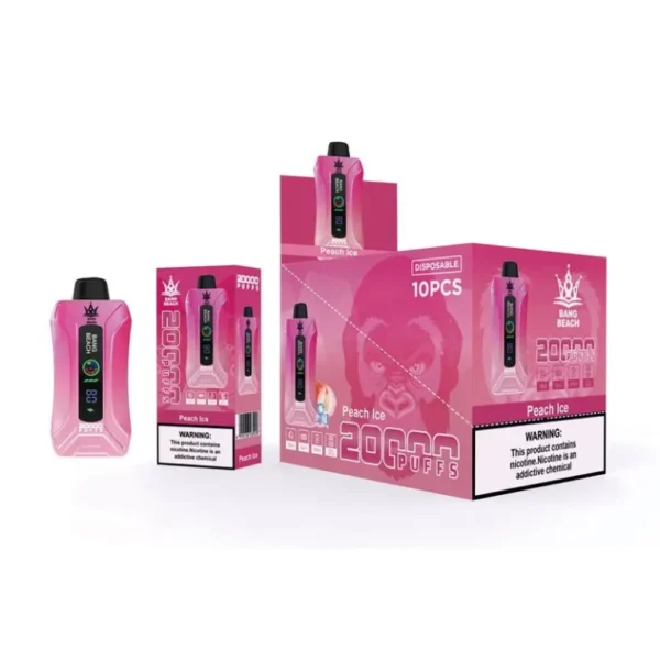 Bang Beach 20000 Puffs 0% 2% 3% 5% Penna per vaporizzatori usa e getta ricaricabile a basso contenuto di nicotina all'ingrosso Acquista all'ingrosso - JumpVape - 8