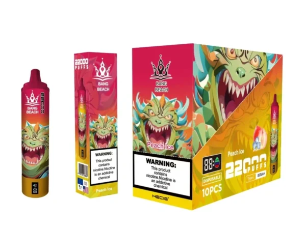 Bang Beach 22000 Puffs 0% 2% 3% 5% Аккумуляторная сигарета с низким содержанием никотина. Купить одноразовую ручку для вейпа оптом - JumpVape - 7