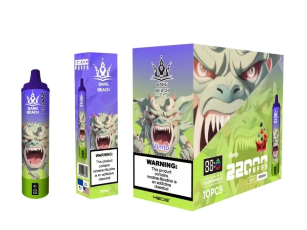 Bang Beach 22000 Puffs 0% 2% 3% 5% Аккумуляторная сигарета с низким содержанием никотина. Купить одноразовую ручку для вейпа оптом - JumpVape - 9