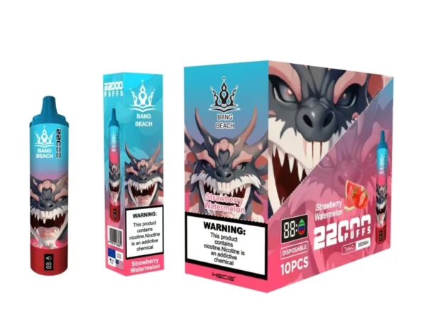 Bang Beach 22000 Puffs 0% 2% 3% 5% Аккумуляторная сигарета с низким содержанием никотина. Купить одноразовую ручку для вейпа оптом - JumpVape - 3