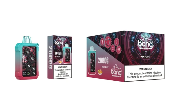 Bang Gear Tick Tock 20000 Puffs 0% 2% 3% 5% Low Nicotine Rechargeable Disposable Vapes Pen Bulk Buy Wholesale - JumpVape - 12