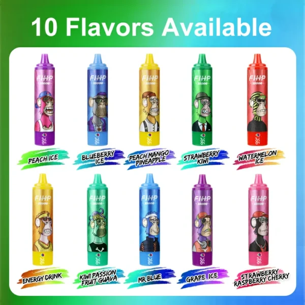 FIHP 15000 Puffs 2% 5% Low Nicotine Rechargeable Disposable Vapes Pen Bulk Buy Wholesale - JumpVape - 12
