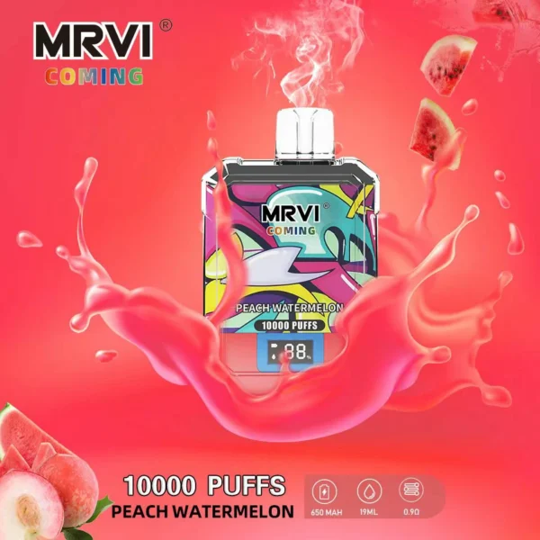 MRVI Coming 10000 Puffs Цифровий екран 2% 3% 5% Перезаряджуваний одноразовий вейп-ручка з низьким вмістом нікотину Купуйте оптом - JumpVape - 2