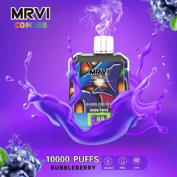 MRVI Coming 10000 Puffs Digital Screen 2% 3% 5% Перезаряджувана одноразова ручка для електронних сигарет з низьким вмістом нікотину Купуйте оптом - JumpVape - 4