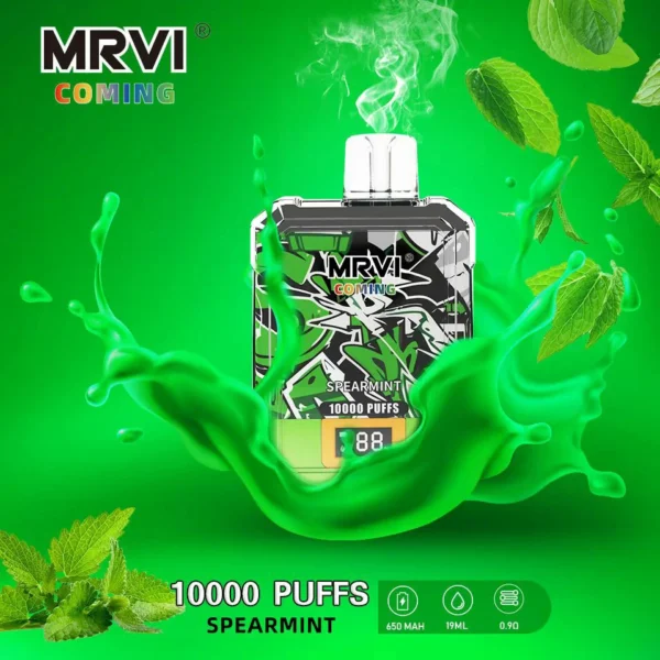 MRVI Coming 10000 Puffs Digital Screen 2% 3% 5% Перезаряджувана одноразова ручка для електронних сигарет з низьким вмістом нікотину Купуйте оптом - JumpVape - 7
