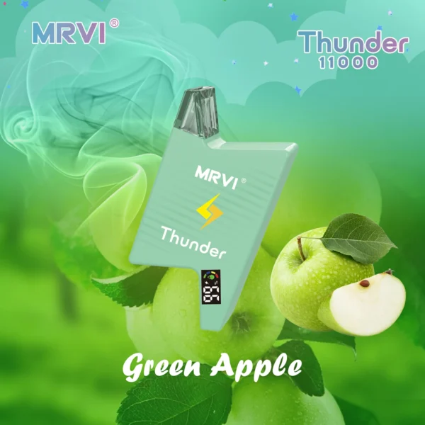 Ecran digital MRVI Thunder 11000 Puffs 2% 3% 5% Stilo vape reîncărcabil de unică folosință cu conținut scăzut de nicotină Cumpărați cu ridicata - JumpVape - 11