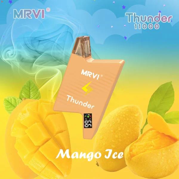 Ecran digital MRVI Thunder 11000 Puffs 2% 3% 5% Stilo vape reîncărcabil de unică folosință cu conținut scăzut de nicotină Vrac Cumpărați cu ridicata - JumpVape - 3