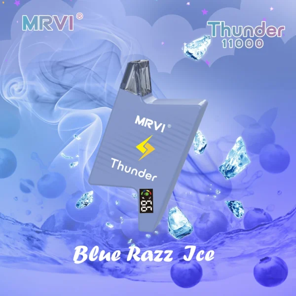 Ecran digital MRVI Thunder 11000 Puffs 2% 3% 5% Stilo vape reîncărcabil de unică folosință cu conținut scăzut de nicotină Vrac Cumpărați cu ridicata - JumpVape - 7