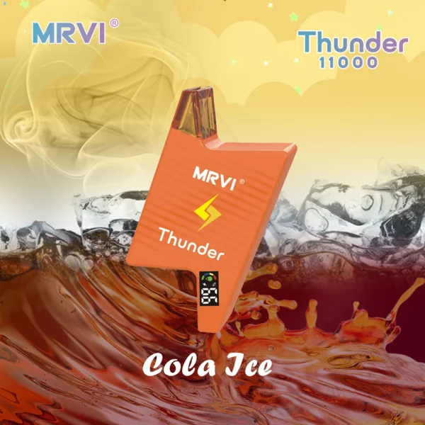 Ecran digital MRVI Thunder 11000 Puffs 2% 3% 5% Stilo vape reîncărcabil de unică folosință cu conținut scăzut de nicotină Cumpărați cu ridicata - JumpVape - 8