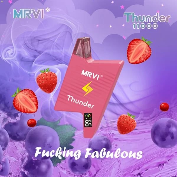Ecran digital MRVI Thunder 11000 Puffs 2% 3% 5% Stilo vape reîncărcabil de unică folosință cu conținut scăzut de nicotină Vrac Cumpărați cu ridicata - JumpVape - 9
