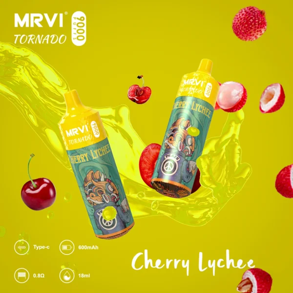 MRVI Tornado 9000 Puffs 2% 3% 5% Low Nicotine Rechargeable Disposable Vapes Pen Bulk Buy Wholesale - JumpVape - 9
