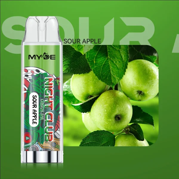 MYDE Night Club 600 Puffs 2% Alacsony nikotintartalmú eldobható Vapes Pen Tömeges Vásárlás Nagyker - JumpVape - 8