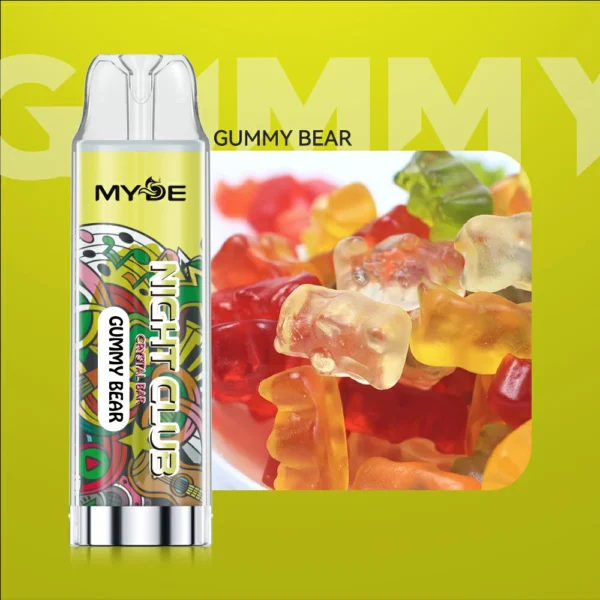 MYDE Night Club 600 Puffs 2% Alacsony nikotintartalmú eldobható Vapes Pen Tömeges Vásárlás Nagyker - JumpVape - 4