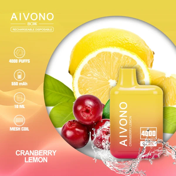 AIVONO AIM BOXX 4000 Puffs 0% 2% 5% Low Nicotine Rechargeable Disposable Vapes Pen Bulk Buy Wholesale - JumpVape - 14