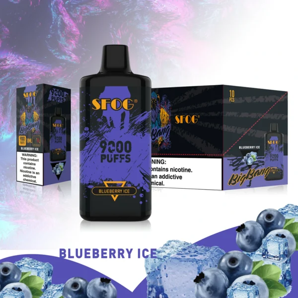 SFOG BIG BANG 9000 Puffs 0% 2% 3% 5% Stylo vape jetable rechargeable à faible teneur en nicotine en vrac Acheter en gros - JumpVape - 8