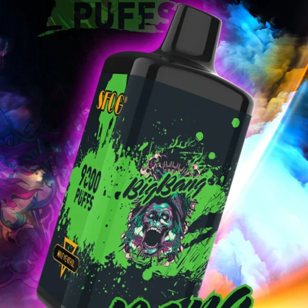 SFOG BIG BANG 9000 Puffs 0% 2% 3% 5% Stylo vape jetable rechargeable à faible teneur en nicotine en vrac Acheter en gros - JumpVape - 1