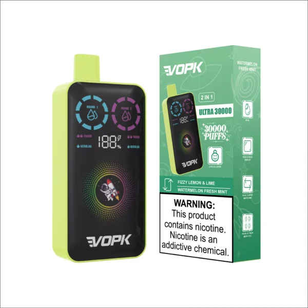 VOPK ULTRA 30000 Puffs Çift Lezzet Çift Mesh Dijital Ekran 2% Düşük Nikotinli Şarj Edilebilir Tek Kullanımlık Vapes Kalem Toplu Toptan Satın Al - JumpVape - 8